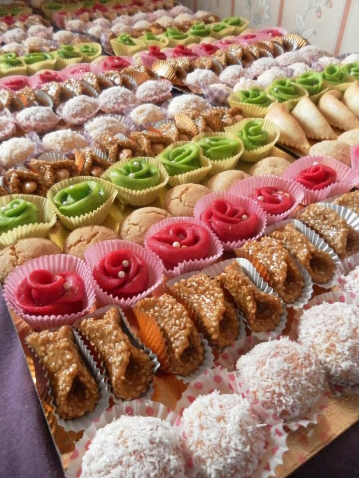 Assortiment de pâtisseries orientales marocaines